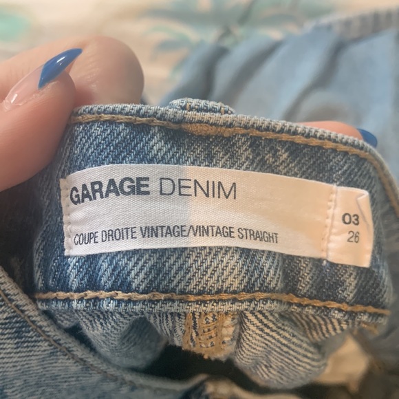 Garage Straight Leg Ripped Jeans - Picture 2 of 4